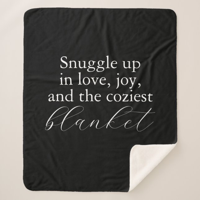 Mit Liebe wackeln | Erstellen Sie Ihren eigenen Sh Sherpadecke (Vorderseite)