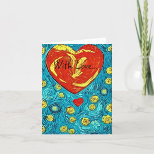 Mit Liebe... Weihnachtskarte Feiertagskarte