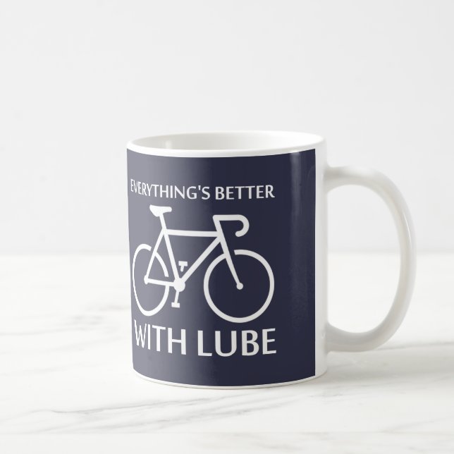Mit Lube ist alles besser Kaffeetasse (Rechts)