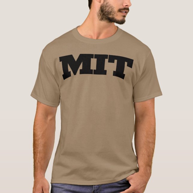 MIT lustig T-Shirt (Vorderseite)