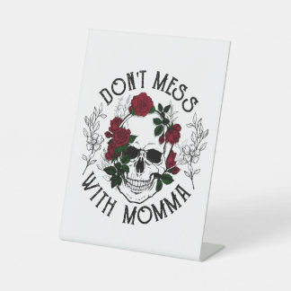 mit Mama-Hochzeit-Romantik Sockelschild