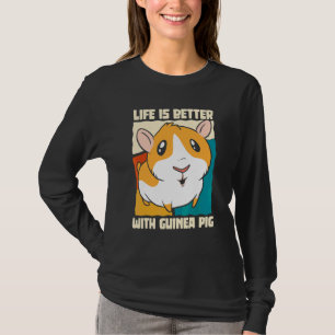 Mit Meerschweinchen Haustier Meerschweinchen Tier T-Shirt