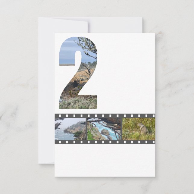 mit mehreren Rahmen bedeckt Einladung (Vorderseite)