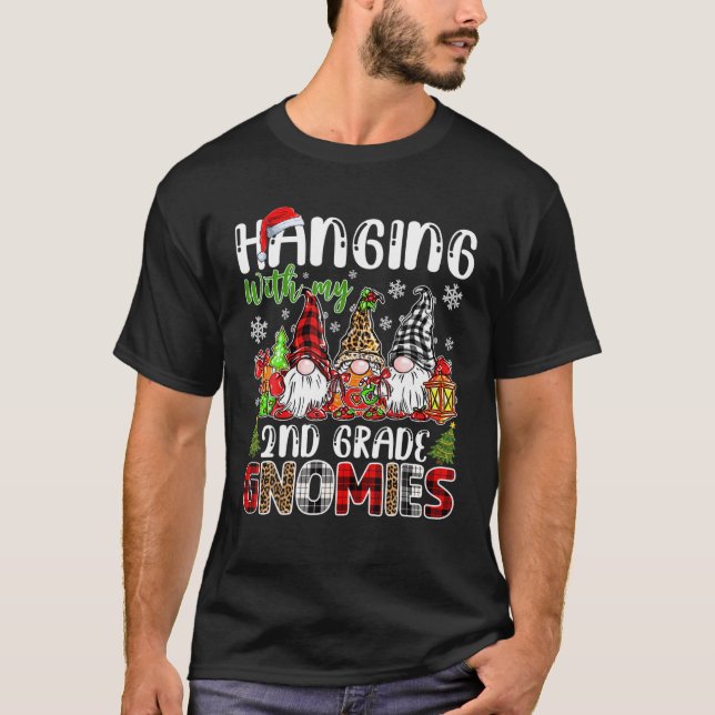 Mit meinem 2. Grade Gnomies Weihnachtsgenom T-Shirt (Vorderseite)