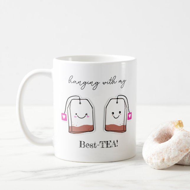 Mit meinem besten TEA Geburtstagsgeschenk Kaffeetasse (Mit Donut)
