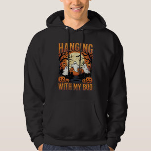 Mit meinem Boo Halloween-Geister-Design abhängen Hoodie