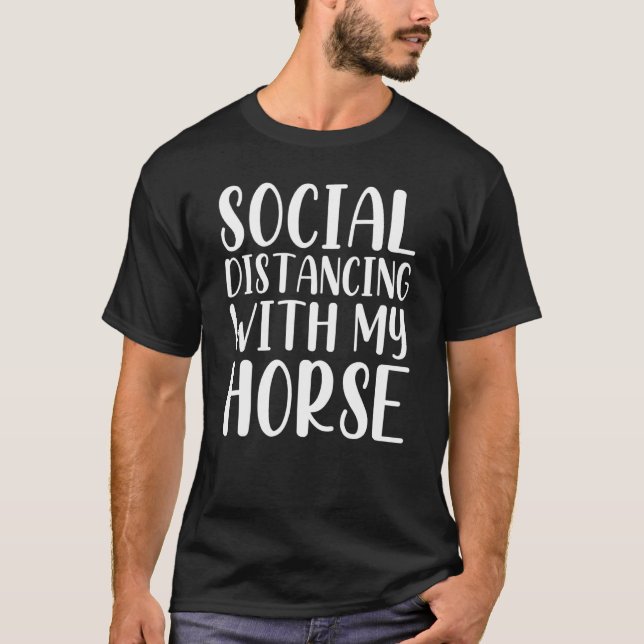 Mit meinem Pferd T-Shirt (Vorderseite)