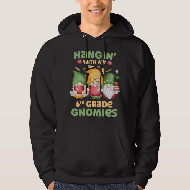 Mit meinem PICU Nurse Gnomes Ugly Xmas Matchi Hoodie (Vorderseite)