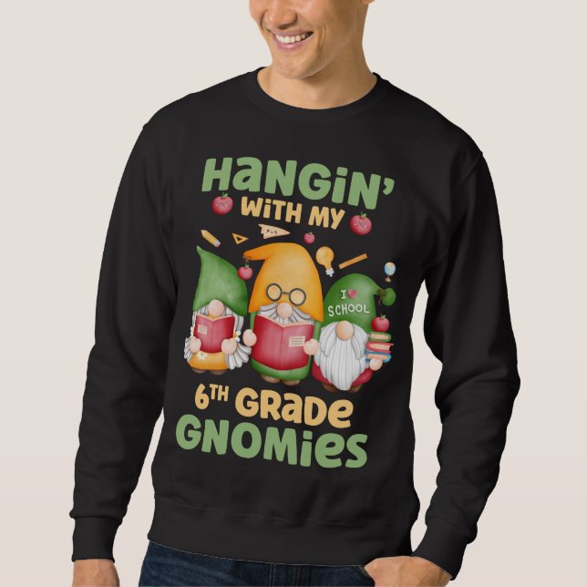 Mit meinem PICU Nurse Gnomes Ugly Xmas Matchi Sweatshirt (Vorderseite)