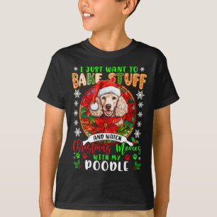 Mit meinem Poodle lo spielen und Weihnachtsfilme a T-Shirt