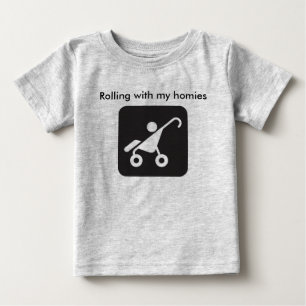 Mit meinem Shirt nach Hause rollen