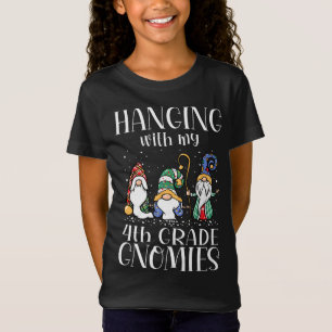 Mit meinen 4. Grade-Gnomies - Lehrerin Christus T-Shirt
