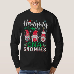 Mit meinen CNA-Pflege-Gnomies Weihnachtsmann Hut C T-Shirt
