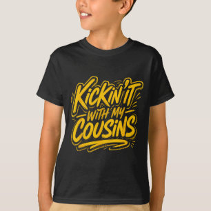 Mit meinen Cousins abhängen Lustige Familie passen T-Shirt