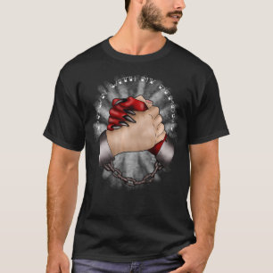 Mit meinen Dämonen die traditionelle amerikanische T-Shirt
