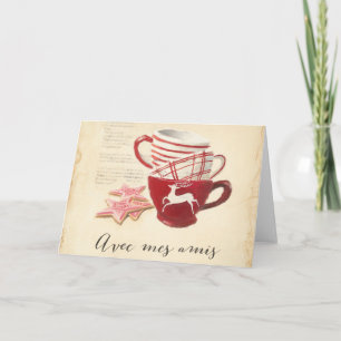 Mit meinen Freunden Feiertagskarte