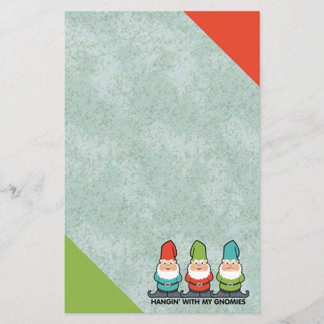 Mit meinen Gnomen-Homies-Stationären (Vorderseite)