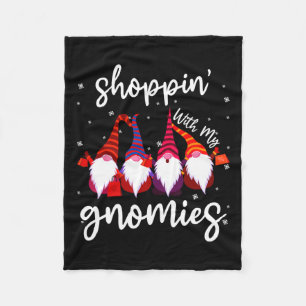 Mit meinen Gnomen Niedlichen Xmas Gnomes Lover h Fleecedecke