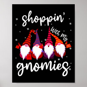 Mit meinen Gnomen Niedlichen Xmas Gnomes Lover h Poster
