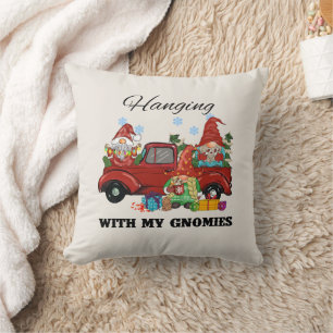 Mit meinen Gnomen umgehen - Niedliche Weihnachten Kissen