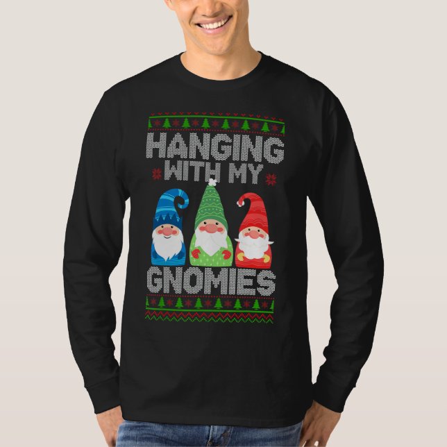 Mit meinen Gnomen umgehen T-Shirt (Vorderseite)