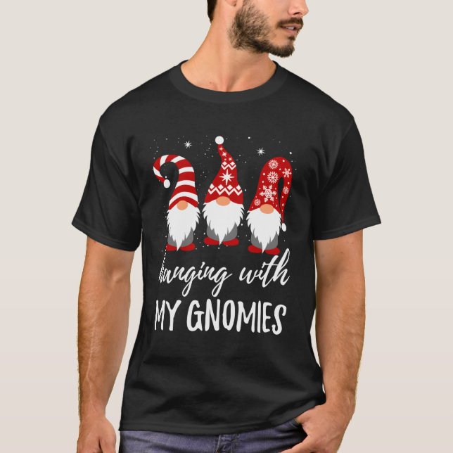 Mit meinen Gnomen umgehen T-Shirt (Vorderseite)