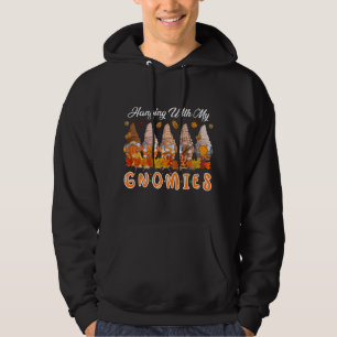 Mit meinen Gnomen Weihnachten Niedliche Gnome häss Hoodie