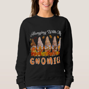Mit meinen Gnomen Weihnachten Niedliche Gnome häss Sweatshirt
