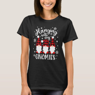 Mit meinen Gnomen zu leben Gnomen glückliche Weihn T-Shirt