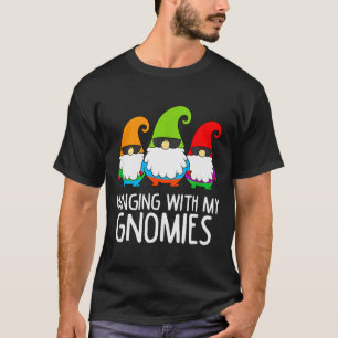 Mit meinen Gnomern hängen Lustiger Gartenzwerg T-Shirt