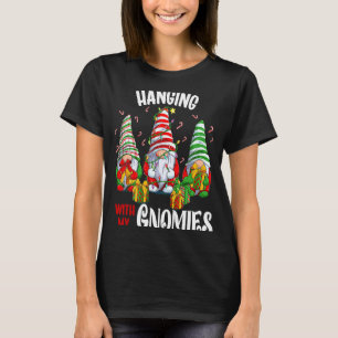 Mit meinen Gnomies abhängen  Gnom-Weihnachten T-Shirt