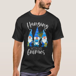 Mit meinen Gnomies feiern - Hanukkah jüdische Gnom T-Shirt