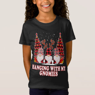 Mit meinen Gnomies Green Kariert Gnomes St Patr T-Shirt
