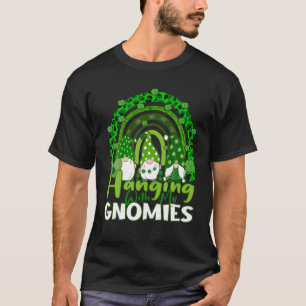Mit meinen Gnomies Rainbow Leopard St Patrick T-Shirt