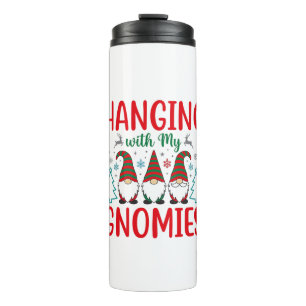 Mit meinen Gnomies Weihnachtsgnom hängen Thermosbecher
