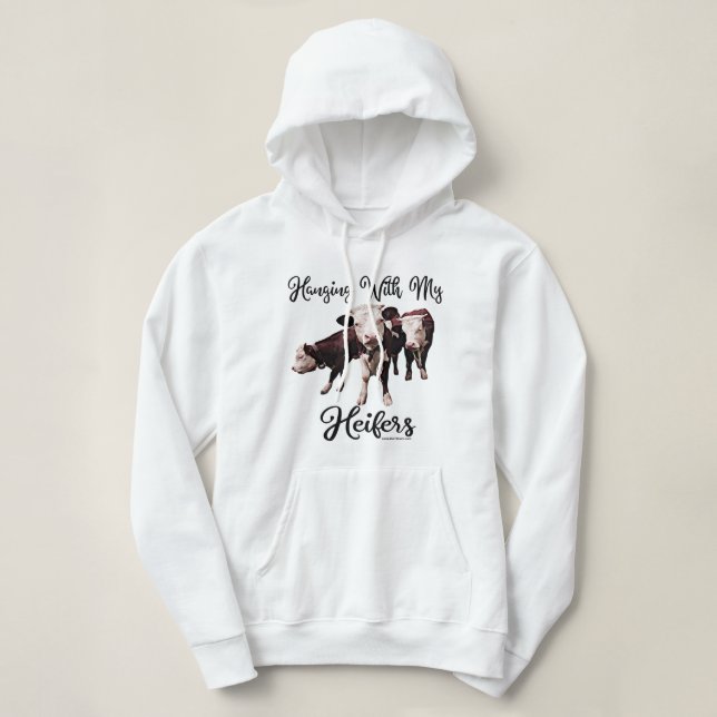 Mit meinen Heifers umgehen. Kuh. Bull Cowpens SC M Hoodie (Design vorne)