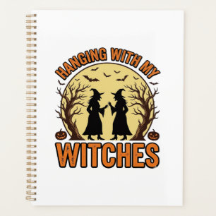 Mit meinen Hexen abhängen Vintage Halloween Design Planer