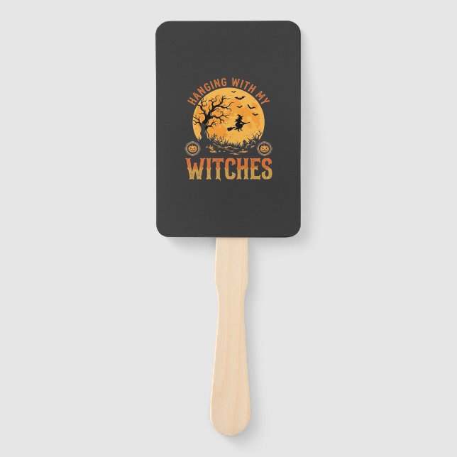 Mit meinen Hexen Halloween Fächer (Vorderseite)