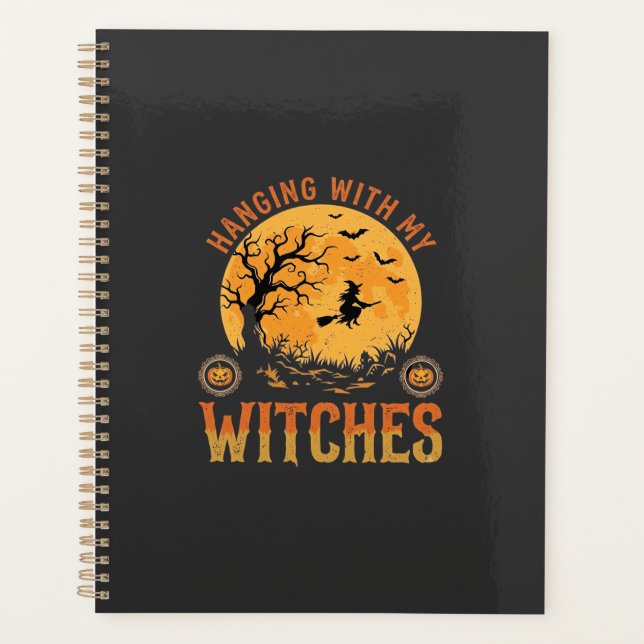 Mit meinen Hexen Halloween Planer (Vorderseite)