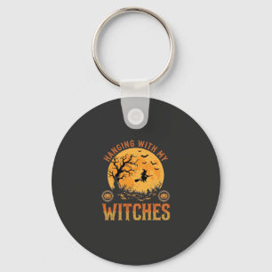 Mit meinen Hexen Halloween Schlüsselanhänger
