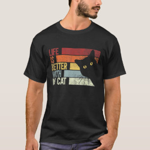Mit meinen Katzen Katzen T-Shirt