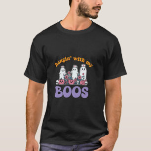 Mit meinen Kumpels Halloween-Geisterkrankenschwest T-Shirt