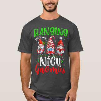 Mit meinen NICU-Gnomen verändern Niedliche Weihnac T-Shirt
