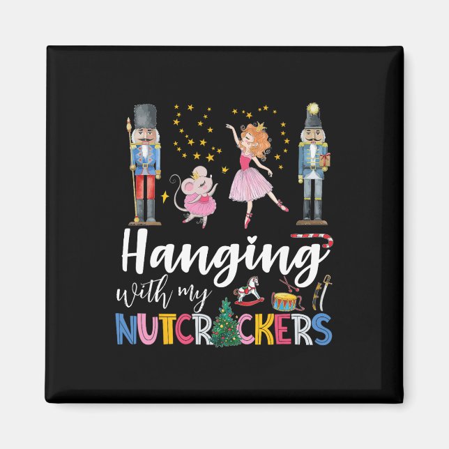 Mit meinen Nutcrackers Squad Weihnachtsballett Magnet (Vorne)