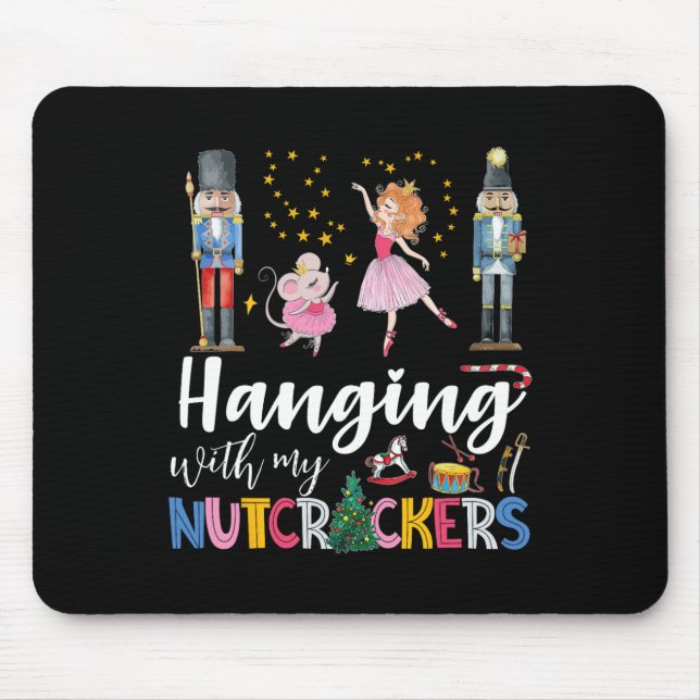 Mit meinen Nutcrackers Squad Weihnachtsballett Mousepad (Vorne)