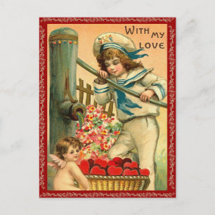 Mit meiner Liebe Valentine Postcard Feiertagspostkarte