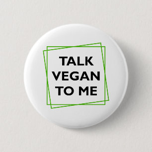 Mit mir Vegan reden Button