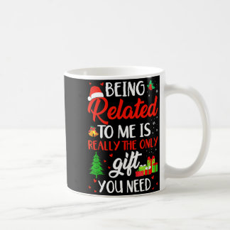 Mit mir verwandt Lustiges Weihnachten Familie Xmas Kaffeetasse