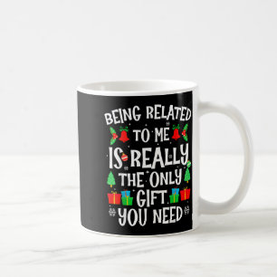 Mit mir verwandt sein Lustiger Familienhumor-Witz Kaffeetasse