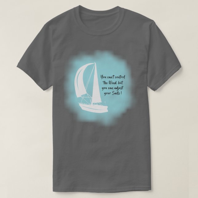 Mit mir wegsegeln T-Shirt (Design vorne)
